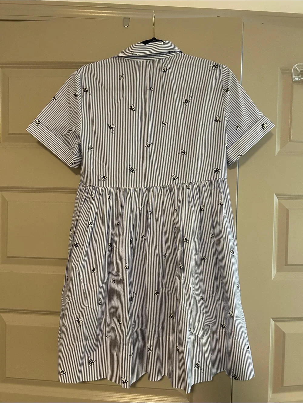 Kate Spade Brooke Street Abuzz Poplin Shirtdress - size XS